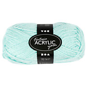 Acrylic yarn, Mint green, 50gr, 80m