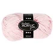 Acrylic yarn, Light red, 50gr, 80m