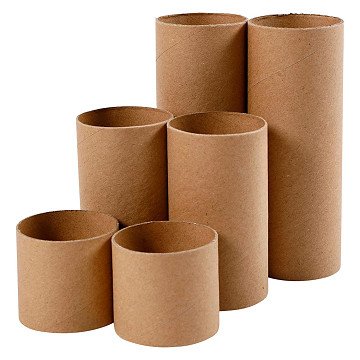 Rolls of Cardboard, 6 pcs.