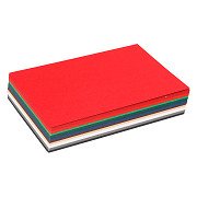 Cardboard Cards Christmas Colors, 120 sheets