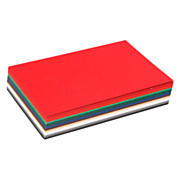 Cardboard Cards Christmas Colours, 120 sheets