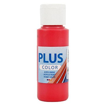 Plus Color Acrylic Paint Crimson Red, 60ml