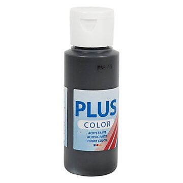 Plus Color Acrylic Paint Black, 60ml