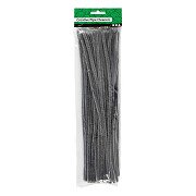 Chenille Grey 30cm, 50 pcs.