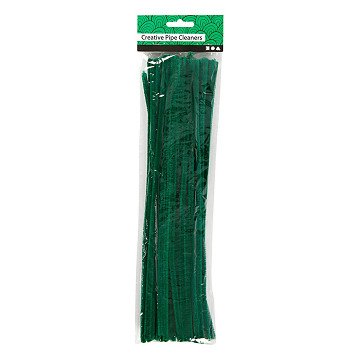 Chenille Dark Green 30cm, 50 pcs.