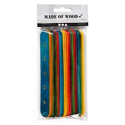 Construction sticks, various colours, 20 pcs.