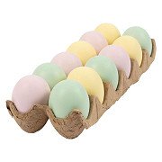 Plastic Eggs Pastel, 12pcs.