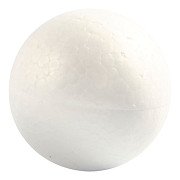 Styrofoam Balls White, 5 pcs.