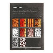 Animal motifs Cardboard A4, 10 Sheets