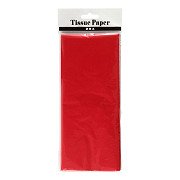 Tissuepapier Rood 10 Vellen 14 gr, 50x70cm