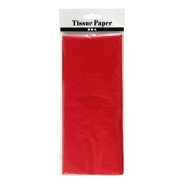 Seidenpapier Rot 10 Blatt 14 gr, 50x70cm