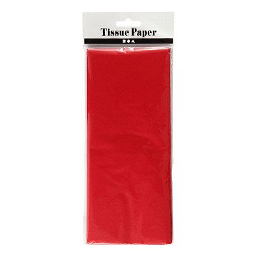 Tissuepapier Rood 10 Vellen 14 gr, 50x70cm