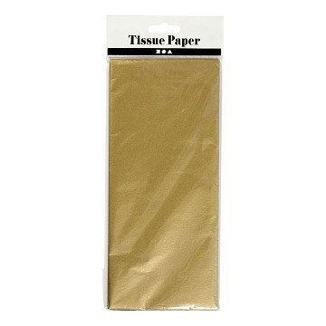 Tissuepapier Goud 6 Vellen 14 gr, 50x70cm