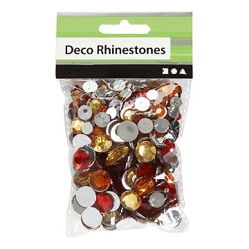 Rhinestones Red Harmony Round Divers, 350pcs.