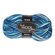 Sock yarn Blue/Turquoise, 200cm