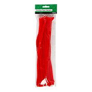 Chenille wire Red 30cm, 25 pcs.