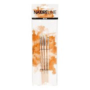 Nature Line Brushes 00/1/2/4, 4 pcs.