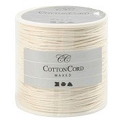 Cotton cord Off-white Thickness 1 mm, 40m