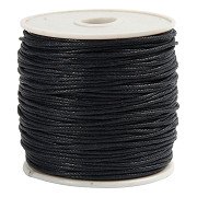 Cotton cord Black Thickness 1mm, 40m