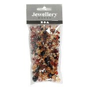 Faceted Beads Mix Gold, 50 grams