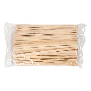 Wooden Popsicle Sticks Natural, 200 pcs.