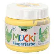 Mucki Finger Paint Yellow, 150ml