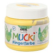 Mucki Fingerfarbe Gelb, 150ml