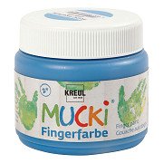 Mucki Finger Paint Blue, 150ml