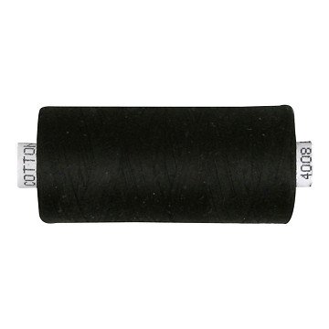 Sewing thread Black, 1000m
