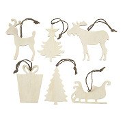 Ornaments Miscellaneous, 6pcs.