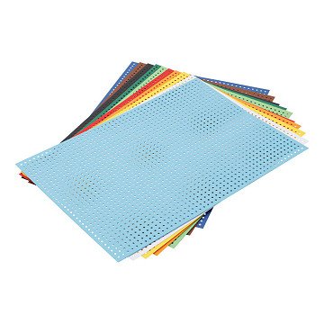 Kreuzstichkarton, verschiedene Farben, 10 Blatt