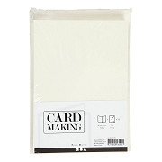 Cards and Envelopes Off-white, 50 Sets