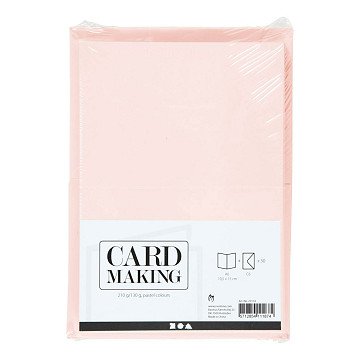 Cards and Envelopes Pastel Colors, 50 Sets