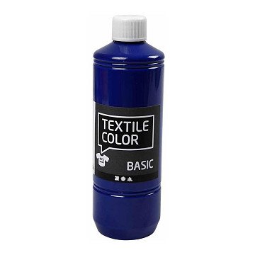 Textiel Color Verf - Primair Blauw, 500ml