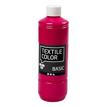 Textiel Color Verf - Primair Rood, 500ml