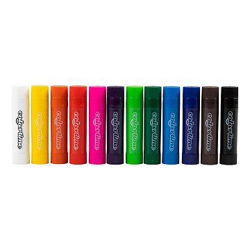 Soft Color Stick Chalk Color, 12pcs.