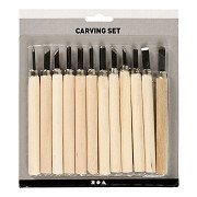 Wood carving net, 12 pcs.