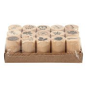 Deco Art Stamps Flowers and Leaves, 15 pcs.