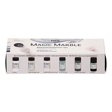 Magic Marble Paint Pastel Colors, 6x20ml