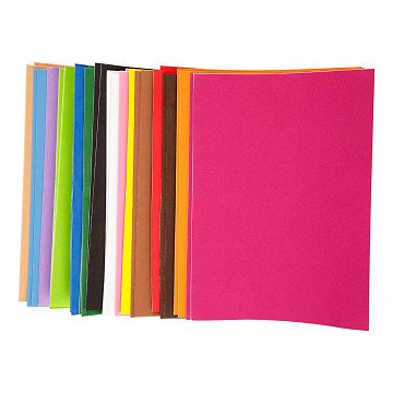 EVA Foam Sheets A4 Self-Adhesive, 30 Sheets