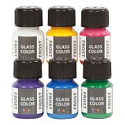 Glass Color Frost Glass Paint Color, 6x30ml