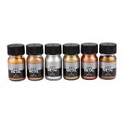 Hobby Paint Metallic Farben, 6x30ml