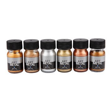 Hobby Paint Metallic-Farben, 6x30ml