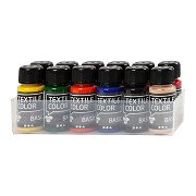 Textile Color Semi-opaque Textile Paint, 12x50ml