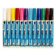 Glass and Porcelain Pens Color Opaque, 12 pcs.