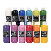 Textile Color Opaque Textile Paint, 12x250ml