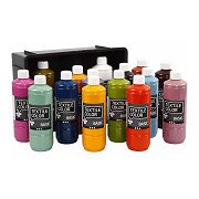 Textile Color Semi-opaque Textile Paint, 15x500ml