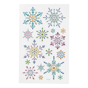 Diamond Stickers Ice Crystals, 1 Sheet