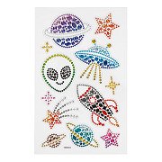 Diamond Stickers Space, 1 Sheet