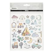 Stickers Baby Boy, 1 Sheet